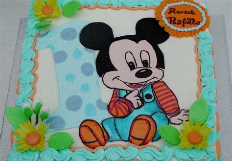 Baby Mickey Mouse Cake - CakeCentral.com