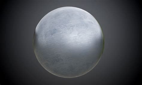 Metal Brushed Steel Seamless PBR Texture Texture OBJ