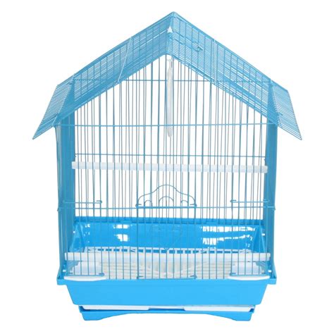 YML 1314BLU House Top Style Small Parakeet Cage - Walmart.com