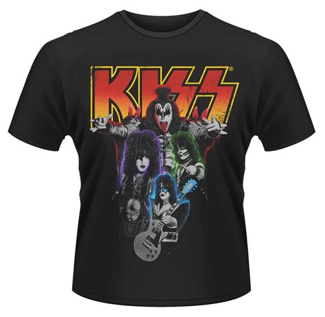 Kiss 'Neon Band' T-Shirt ?- NEW & OFFICIAL! | eBay