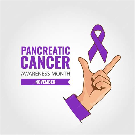 Premium Vector | Pancreatic cancer awareness.