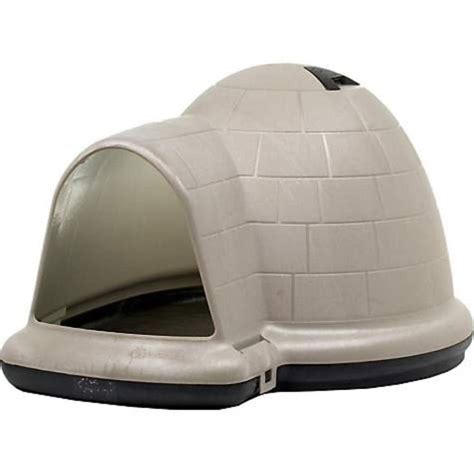 Vents located on top of the igloo dog house are designed to circulate ...