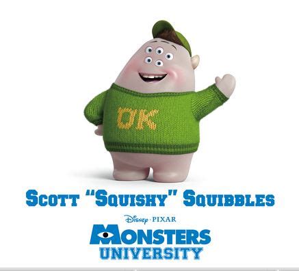 Meet Squishy "Peter Sohn" from Monsters University #MonstersUEvent ...