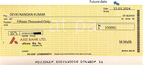 Post-dated cheque-Details you should know - GST PORTAL INDIA