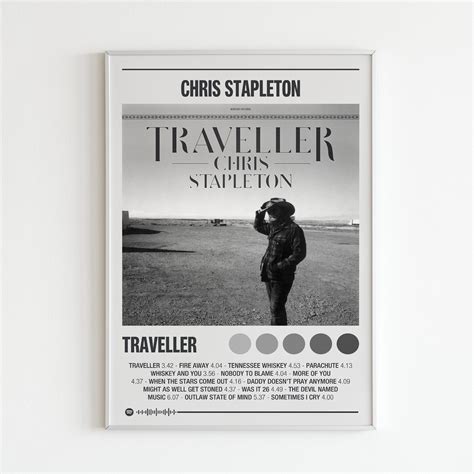 Chris Stapleton "Traveller" Album Poster sold by Hiroyuki Izutsu | SKU ...