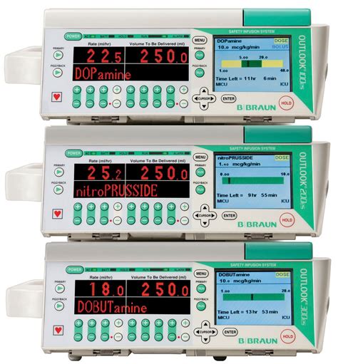 B Braun Outlook 400es Pump IV Infusion - Model Information