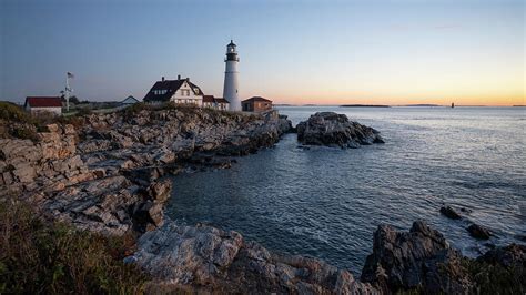 Portland Head Light Sunrise Photograph by Jack Nevitt - Fine Art America