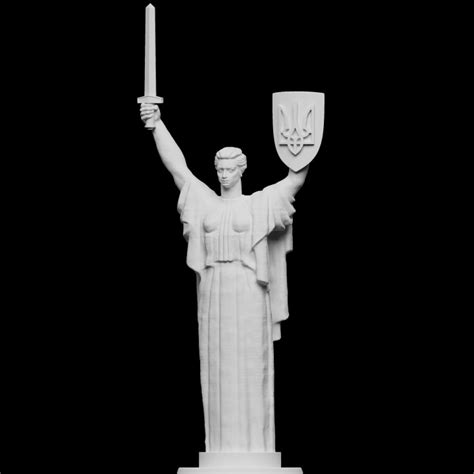 3D Printable Motherland Monument by Scan The World