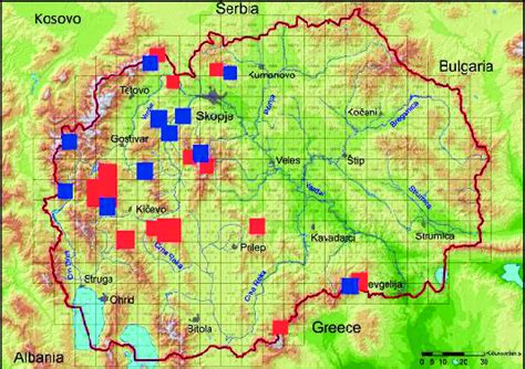 Sideritis scardica -map of distribution | Download Scientific Diagram