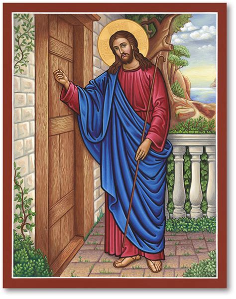 Icons of Christ: Christ Knocking at the Door Icon | Monastery Icons