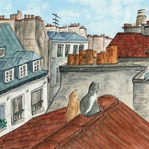 Paris Cats - Etsy