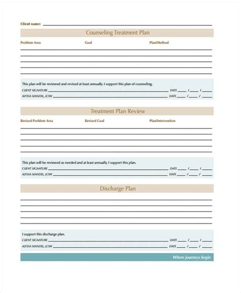 35+ Treatment Plan Templates | Free & Premium Templates