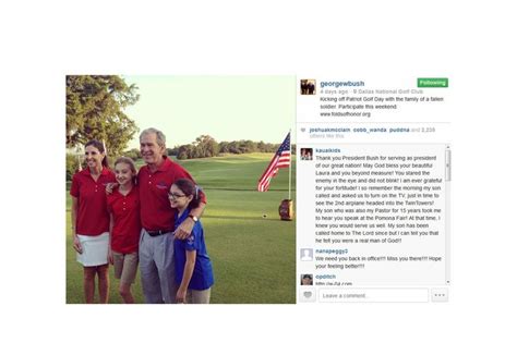 The 7 Types of Comments on George W. Bush’s Instagram