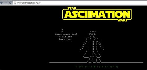 Watch Star Wars Movie In Command Prompt As Animation