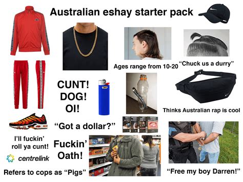 The Australian eshay starter pack : r/starterpacks