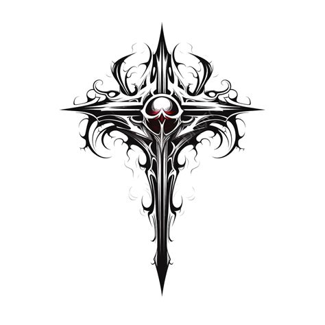 Christian Cross, Halloween Spooky Vampire Defense Cross Design Vector ...