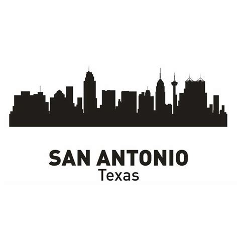 San Antonio Skyline Vector at Vectorified.com | Collection of San ...