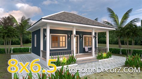 Small Bungalow House 8x6.5 with Hip roof - Pro Home Decor Z
