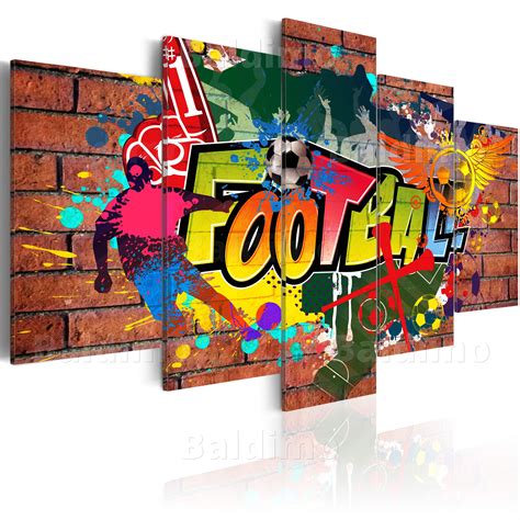 LARGE-CANVAS-WALL-ART-PRINT-IMAGE-PICTURE-PHOTO-FOOTBALL-020105-18 | Graffiti, Wall art prints ...