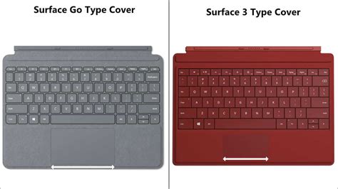 Surface Go Type Cover vs. Surface 3 Type Cover - SurfaceTip