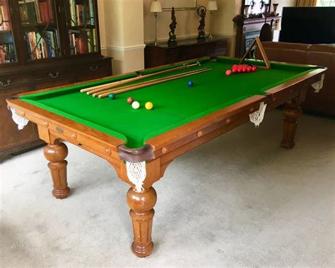 Antiques Atlas - 8 X 4 Slate Convertible Snooker Pool Dining Table