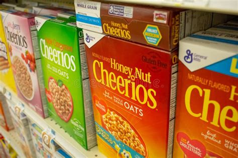 Boxes of Cheerios editorial stock image. Image of grocery - 183307079