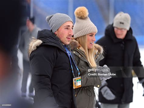 Bruins' Brad Marchand and his girlfriend Katrina Sloane skate on the ...