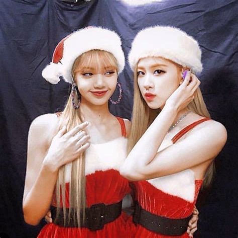 #blackpink #christmas #chaelisa, 2020 | Koreli kız, Kızlar, Güzellik