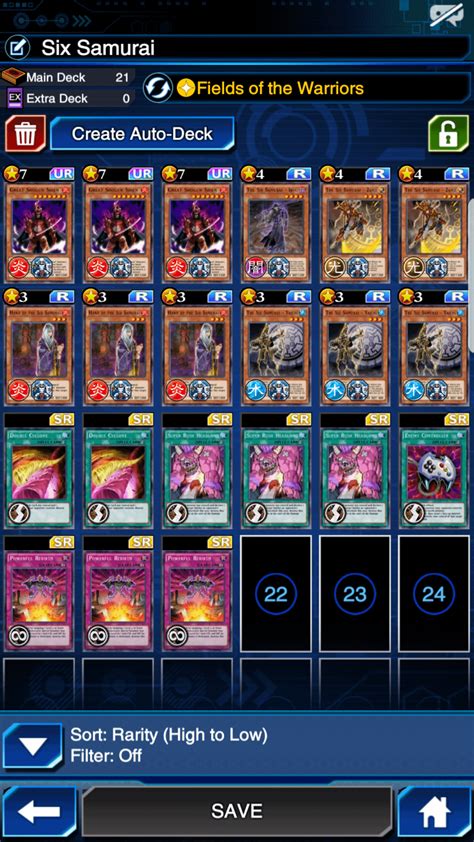 Six Samurai deck : r/DuelLinks