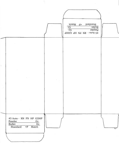 Ammo Box Labels Printable