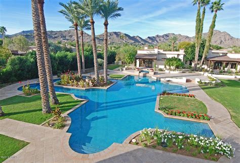 Large pool. | Luxury swimming pools, Resort style pool, Arizona pools