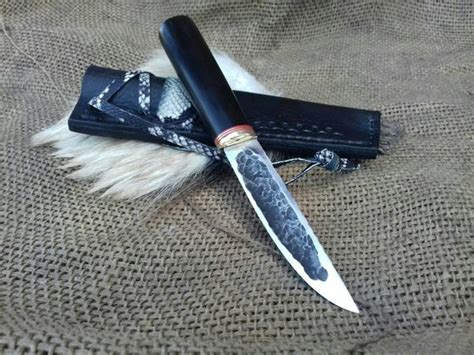 YAKUT Knife With Sheath Yakutian Knife Hand Forged Knife - Etsy