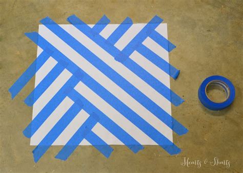 Easy Paint Designs With Tape – Warehouse of Ideas