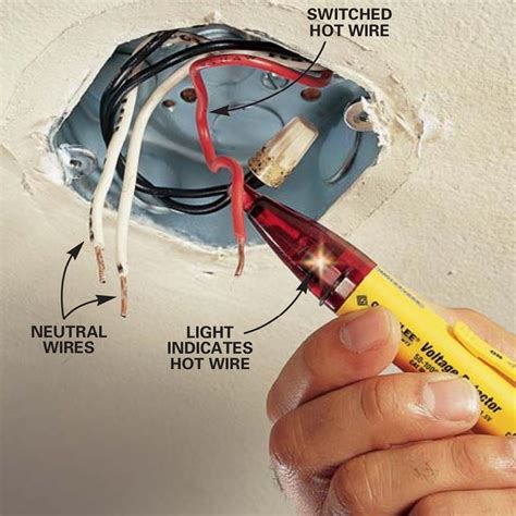 How to Hang a Ceiling Light Fixture | Family Handyman | Install ceiling ...