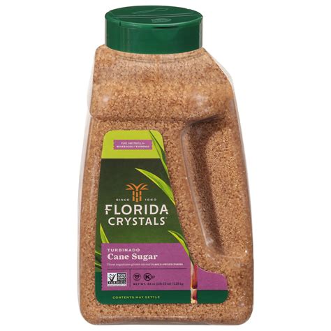 Florida Crystals Turbinado Cane Sugar, 44 oz Jug