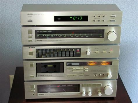 Vintage Yamaha Natural Sound Stereo System Silver 5-Pieces For Sale ...