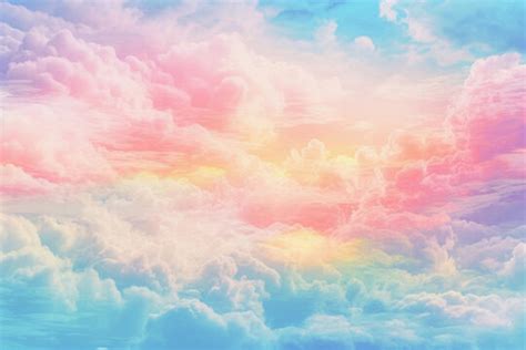 Rainbow Sky Background