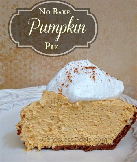 No Bake Pumpkin Pie recipe