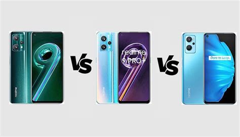 Realme 9 Pro vs Realme 9 Pro+ vs Realme 9i: Specs Comparison - Gizmochina