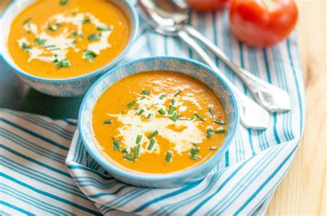 Tomatencremesuppe aus dem Thermomix® – in 20 Min. | Rezept | Tomatencremesuppe ...