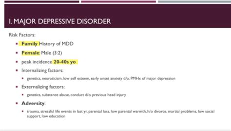 Affective Disorders Flashcards | Quizlet