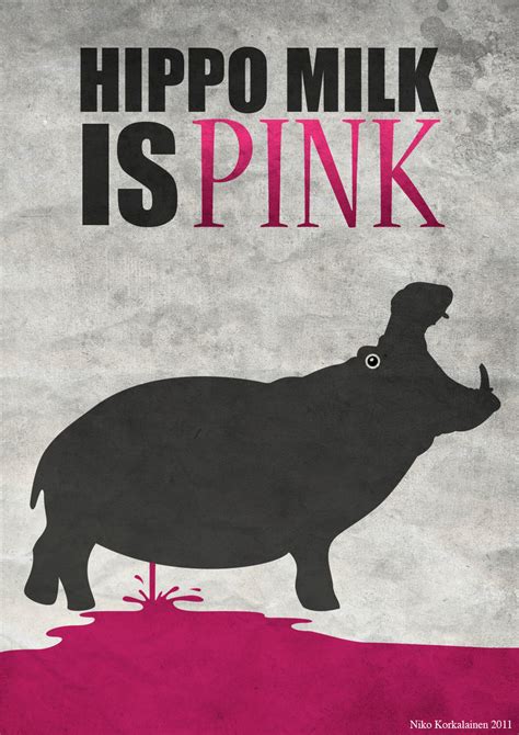 Hippo milk is pink by Monk1 on DeviantArt