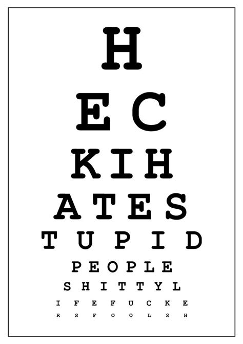 Eye Test Chart in Illustrator, PDF - Download | Template.net