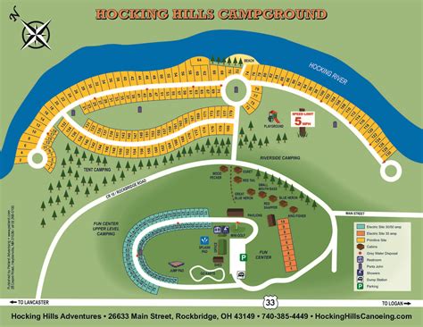 Directions & Maps | Hocking Hills Adventures