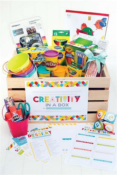 Gift Basket for Creative Kids - Hoosier Homemade