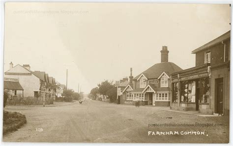 Postcards Then and Now: Farnham Royal, Buckinghamshire, c1910