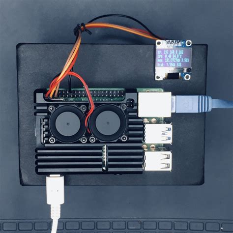 Raspberry Pi 4 Monitoring System via OLED Display Module | Raspberry Pi ...