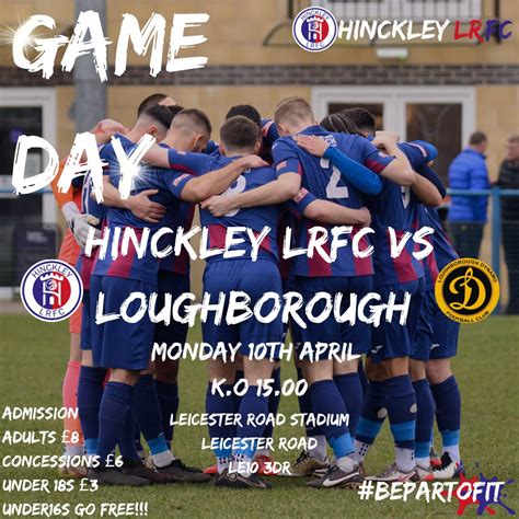 Hinckley LRFC on Twitter: "IT'S GAME DAY!!! Penultimate home game today as we host ...