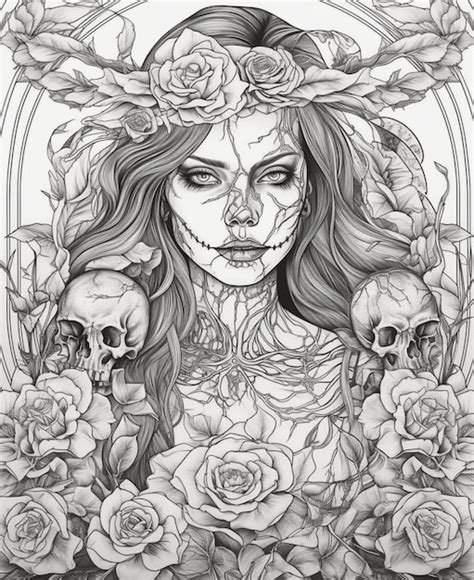 Premium AI Image | Day of the dead art