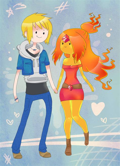 Finn and Flame Princess - Adventure Time Couples Fan Art (34654223) - Fanpop